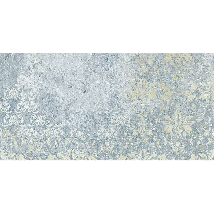 Boheme Blue 2cm Patterned Outdoor Slabs 50 x 100cm CUT TILE SAMPLE