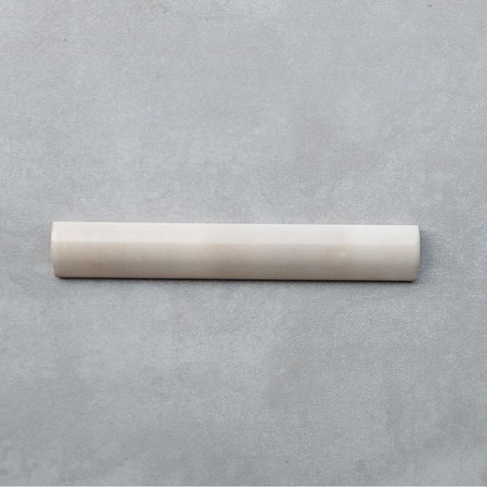 Zellij Bullnose Bone Pencil Border Tiles 3cm x 20cm