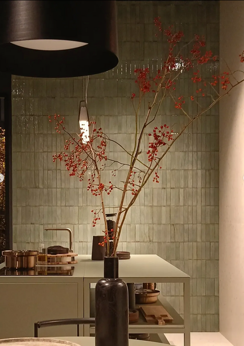 Play Breeze Green Brick Rectified | Wall & Floor Tiles | 5cm x 20cm