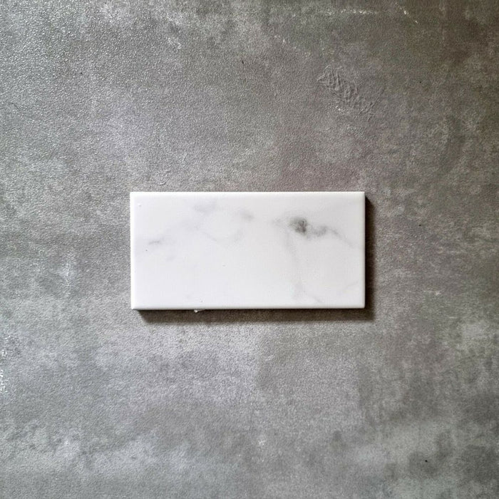 Hampstead Marble Brick Wall Tiles 7.5cm x 15cm FULL TILE SAMPLE