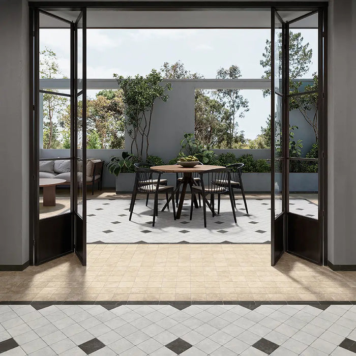 Giovanni Square Carrara Vintage Marble Wall & Floor Tiles 11cm x 11cm