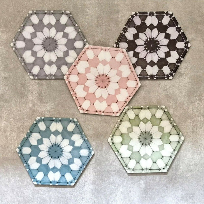 Maroush Nero Hexagon 18.7cm x 21.6cm