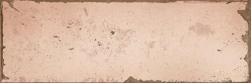 Fusion Coral Pink Bricks Wall Tiles 6.5cm x 20cm FULL TILE SAMPLE