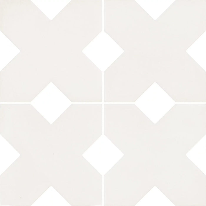 Dohar Bone Star and Cross Moroccan Porcelain Wall & Floor Tiles