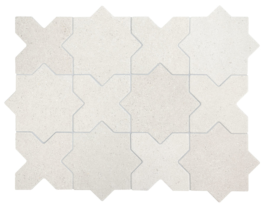 1x Dohar Avorio Rocks Star 1x Dohar Avorio Rocks Cross FULL TILE SAMPLE