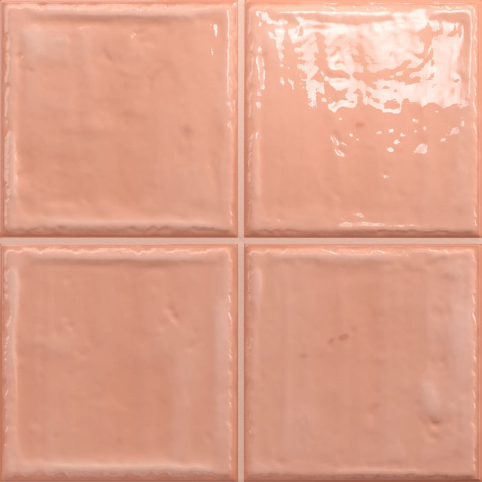 Patisserie Tile | Coral Pink | Wall Tile | 20m x 20cm