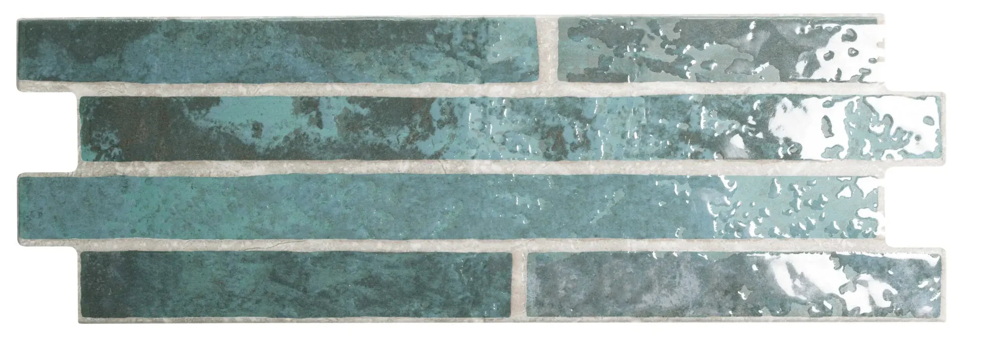 CUT TILE SAMPLE Essen Midnight Blue Porcelain Brick Wall Tiles