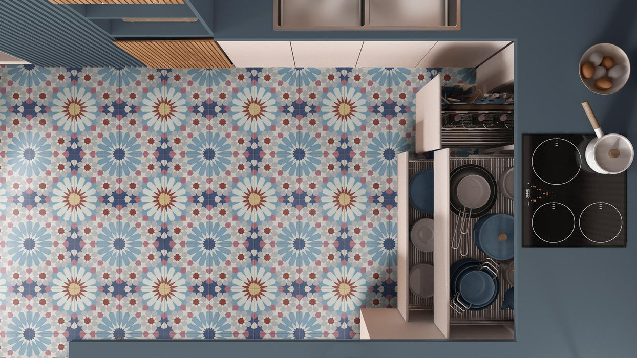 Fizaan Fiera Moroccan Pattern Tile 20cm x 20cm