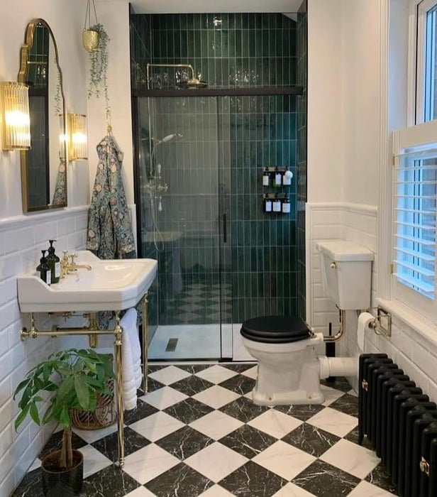 Fitzrovia Honed White Marble Tile | 15cm x 15cm