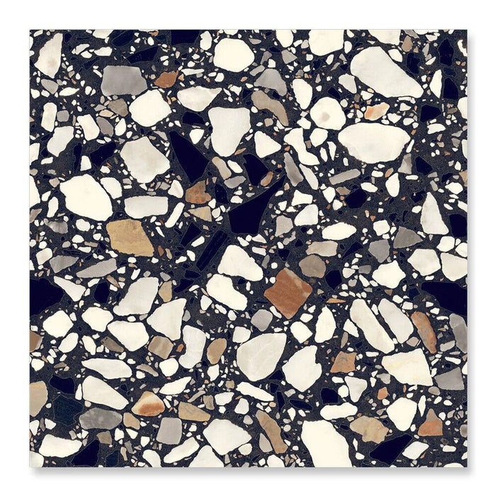 Dino Terrazzo Dark 20cm x 20cm FULL TILE SAMPLE