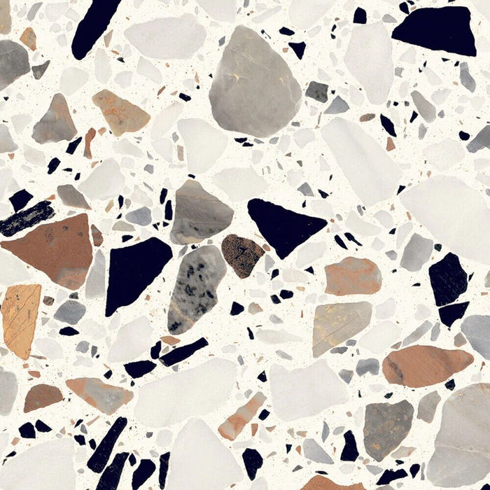 Dino Terrazzo Blanco 20cm x 20cm FULL TILE SAMPLE