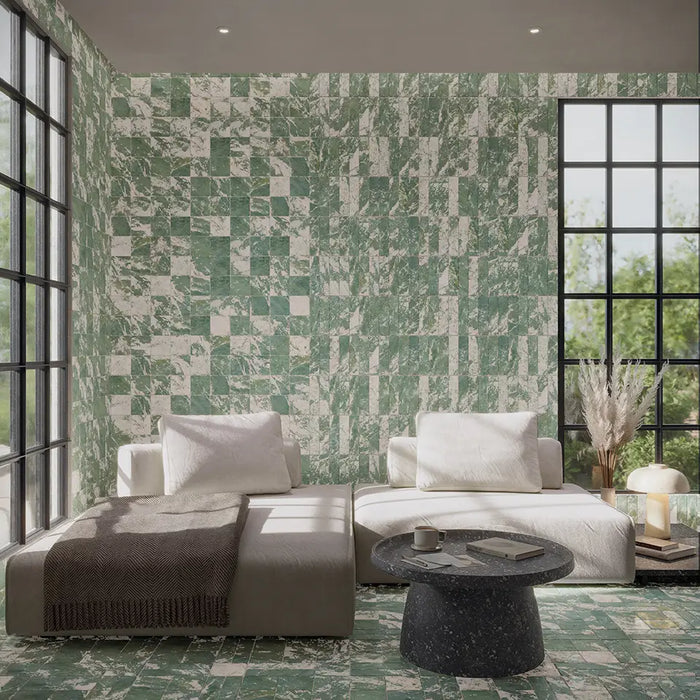 Giovanni Brick Salvia Vintage Marble Wall & Floor Tiles 5.4cm x 22cm