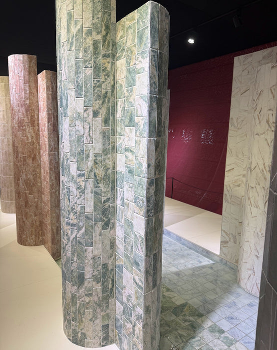 Giovanni Square Salvia Vintage Marble Wall & Floor Tiles 11cm x 11cm