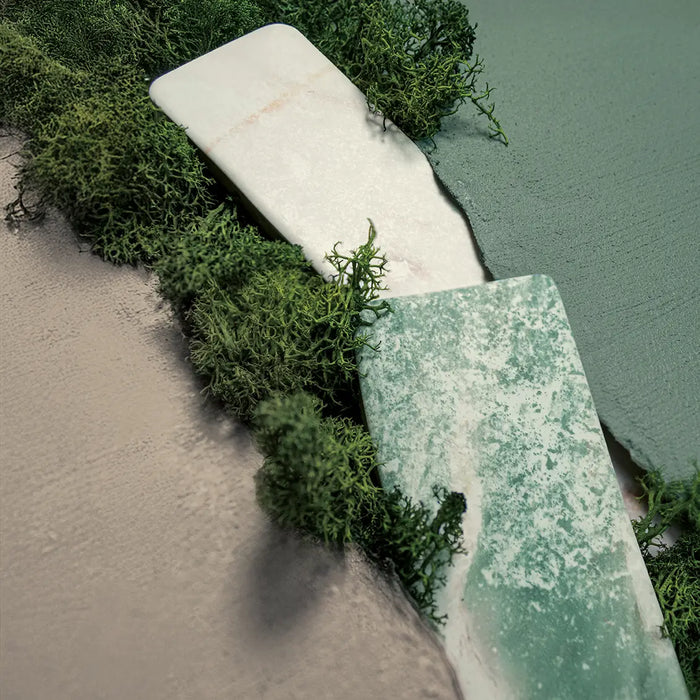 Giovanni Brick Salvia Vintage Marble Wall & Floor Tiles 5.4cm x 22cm