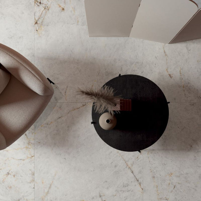 CUT TILE SAMPLE Grand Mahal Matt Marble style | Porcelain Wall & Floor Tiles | 60cm x 120cm