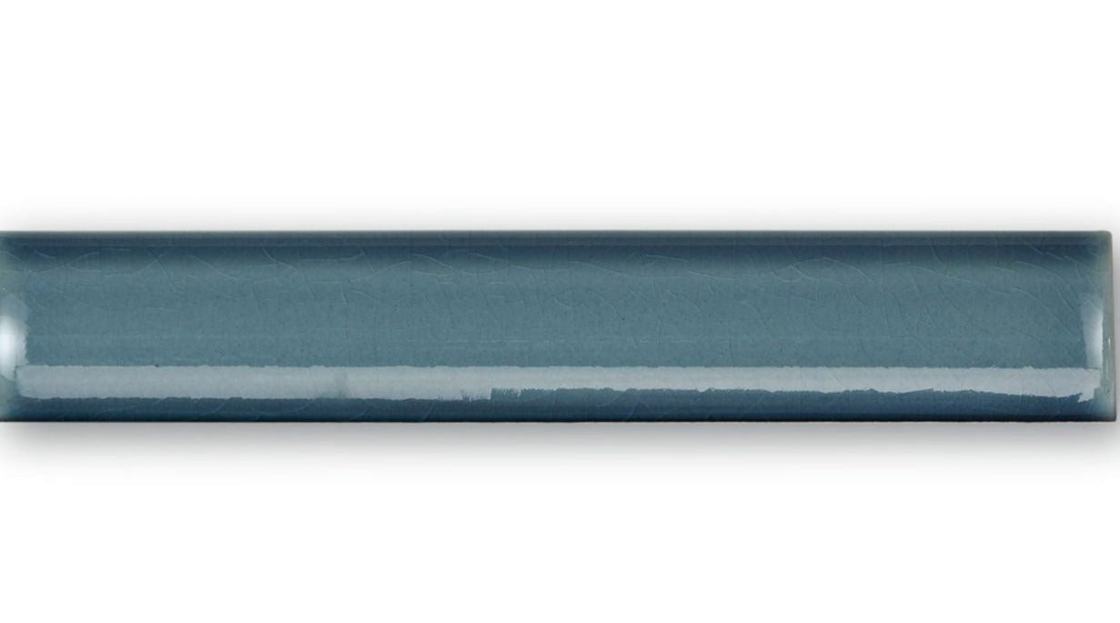 Calabria PENCIL TRIM River Blue Crackled Glaze  FULL PENCIL SAMPLE