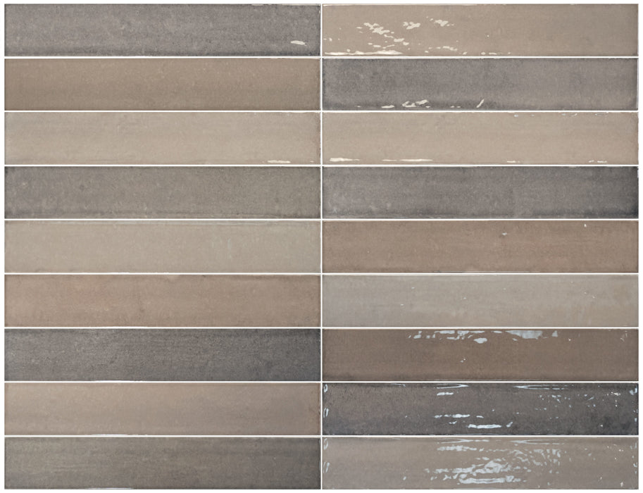 Belem Grey | Porcelain | Artisanal Wall Tiles | 5cm x 30cm
