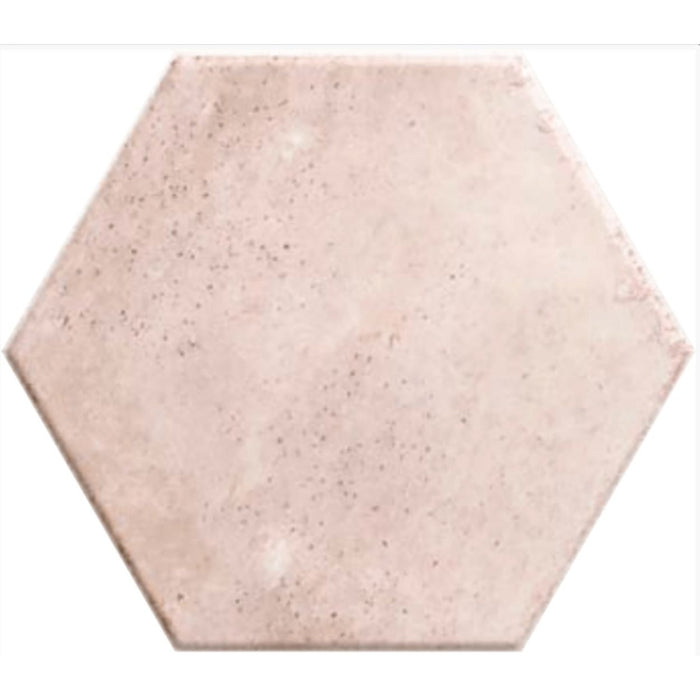 Izmir Hexagon Rose Pink Gloss  15cm 17.3cm FULL TILE SAMPLE