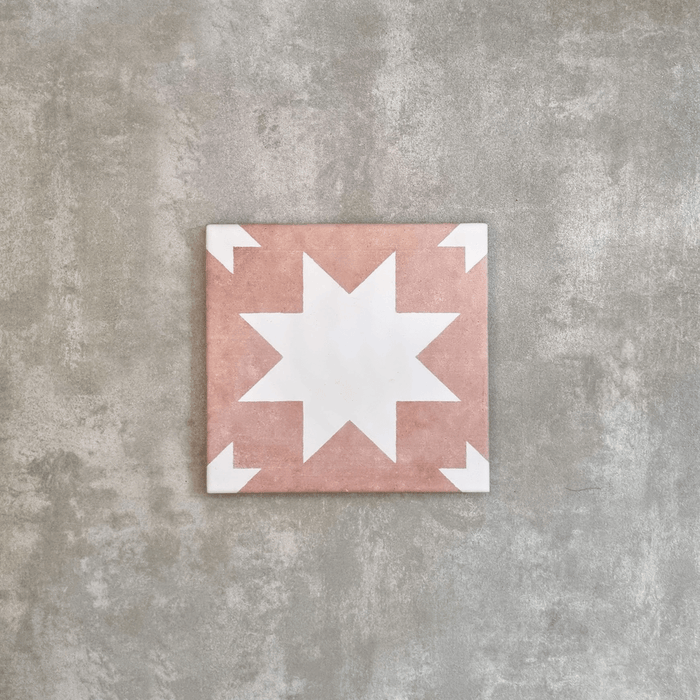 Kenitra Natural Terra Star Moroccan Tiles 20cm x 20cm