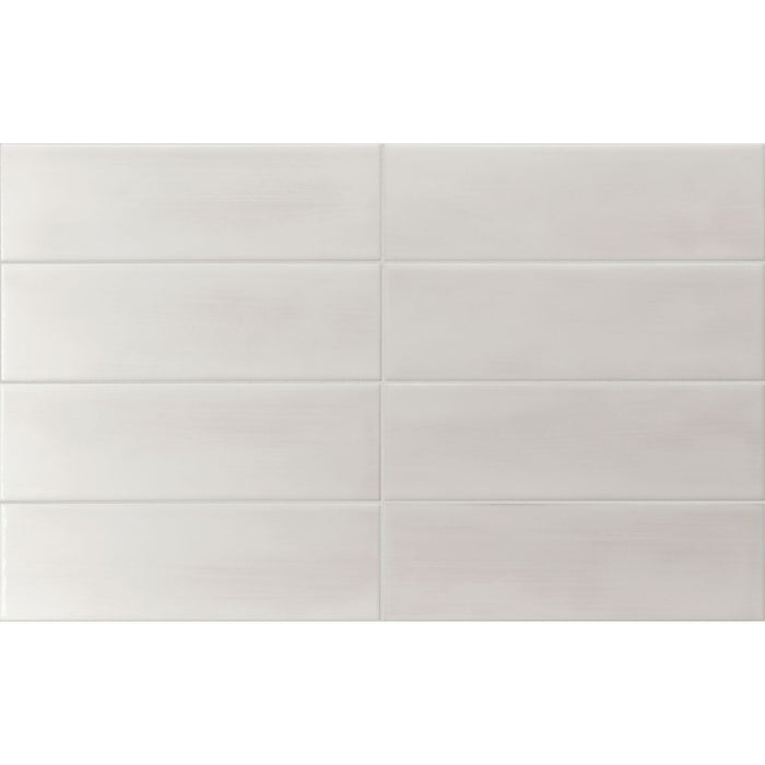 Kyoto Brick White Moroccan Handmade Style 6.5cm x 20cm FULL TILE SAMPLE