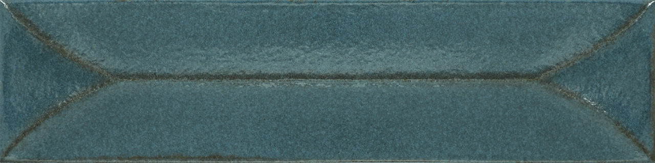 FULL TILE SAMPLE Kutani DECOR Laguna Blue Porcelain Wall Tiles Tiles 9.1cm x 37.5cm