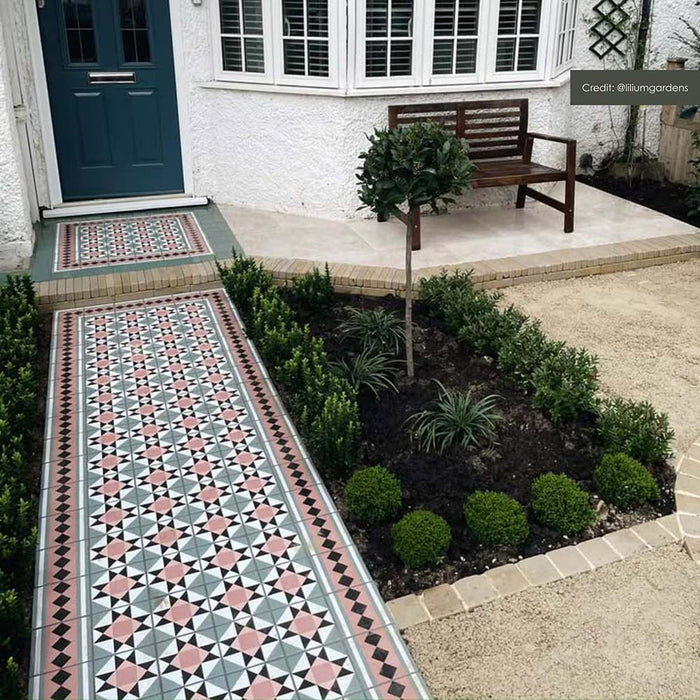 Maison MINI Fern Victorian Tile 15cm x 15cm