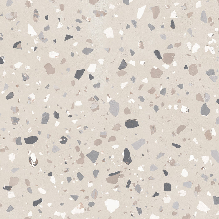 Veneto Medium Sand Terrazzo Concrete style Porcelain Tiles 60cm x 60cm