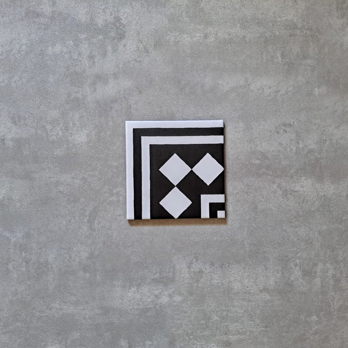 Maison MINI Black & White CORNER 15cm x 15cm FULL CORNER SAMPLE