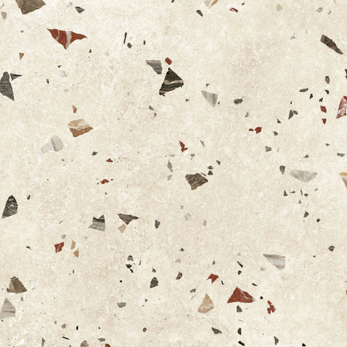 Tulsa Marfil Terrazzo Square Wall & Floor Tiles 66cm x 66cm