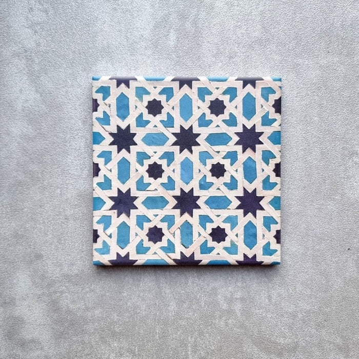 Marocain MINI Rabat Moroccan Wall & Floor Tile 15cm x 15cm