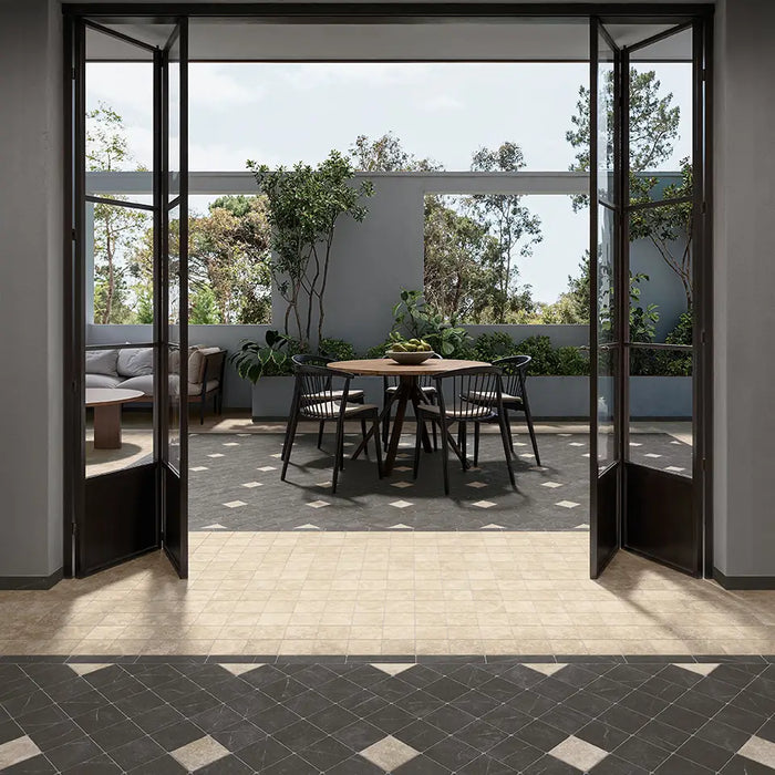 Giovanni Square Nero Vintage Marble Wall & Floor Tiles 11cm x 11cm