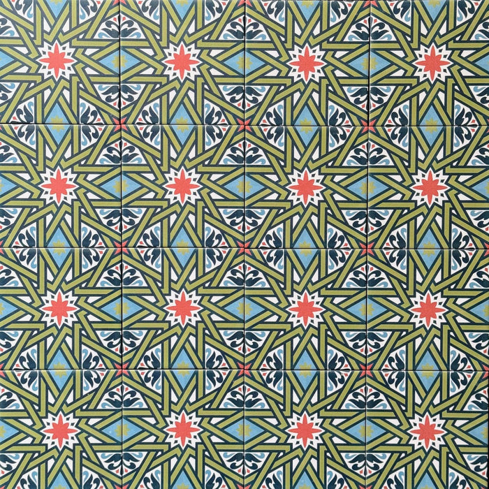 Pasha Shiraz| MINI Tile | Multicolour| 15cm x 15cm