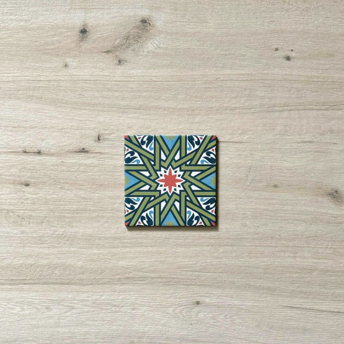 Pasha Shiraz| MINI Tile | Multicolour| 15cm x 15cm