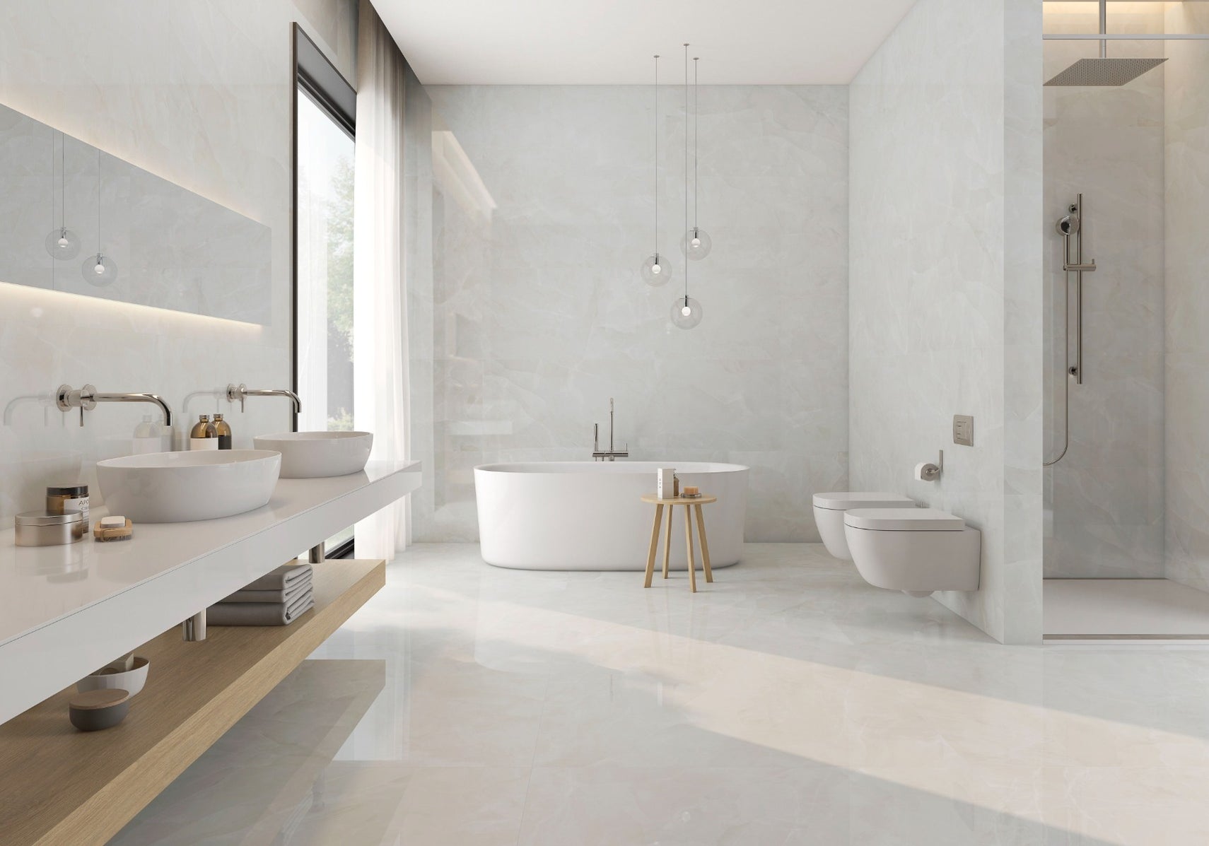 Cold Tile Break Pomero Polished Marble COLD Wall and Floor Tile 60cm x 60cm — Artisan ...