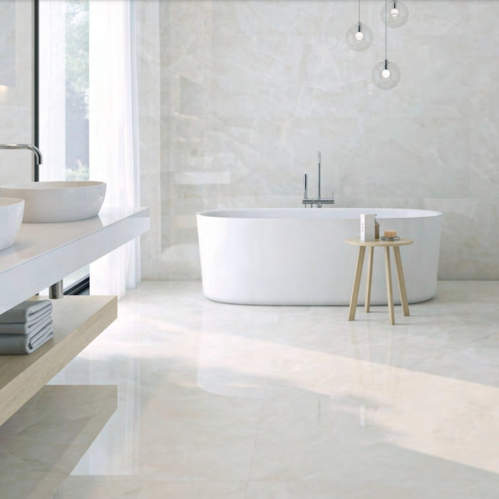 Pomero Polished Marble HOT Wall and Floor Tile 30cm x 60cm