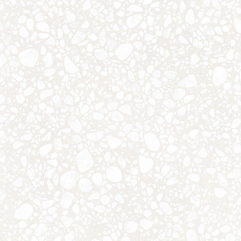 Chunks POP Terrazzo White 60 x 60cm CUT TILE SAMPLE — Artisan Tile Company