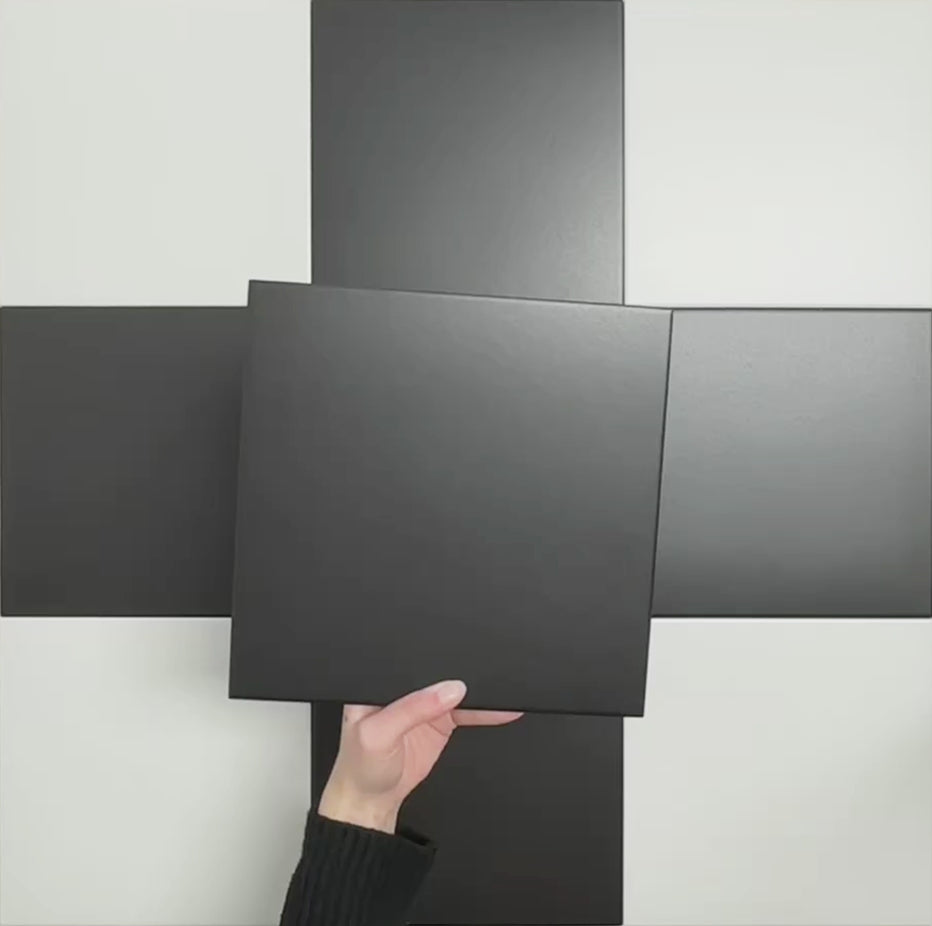 Video showcasing the Chessboard Black 25×25cm Victorian-style porcelain tile, highlighting its smooth satin finish, rich black tone, and classic suitability for traditional chequerboard floor designs.