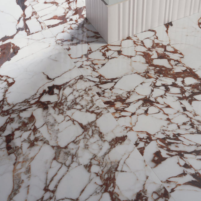 Arabia Rosso Red Matt Marble Porcelain  60cm x 120cm