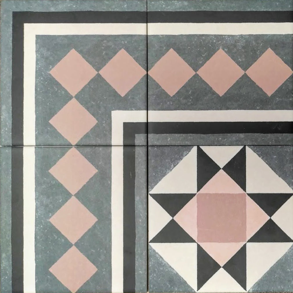 Maison Rose Pink Victorian Corner 20cm x 20cm FULL CORNER SAMPLE ...