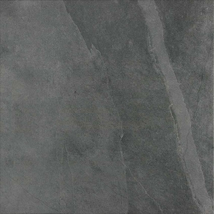 Brazil Slate Black Brazilian Slate Effect Porcelain Tiles 60cm x 60cm CUT TILE SAMPLE