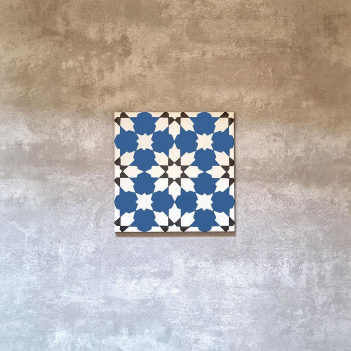 Mamounia Tile | Blue | Moroccan Tiles | Wall & Floor | 20cm x 20cm