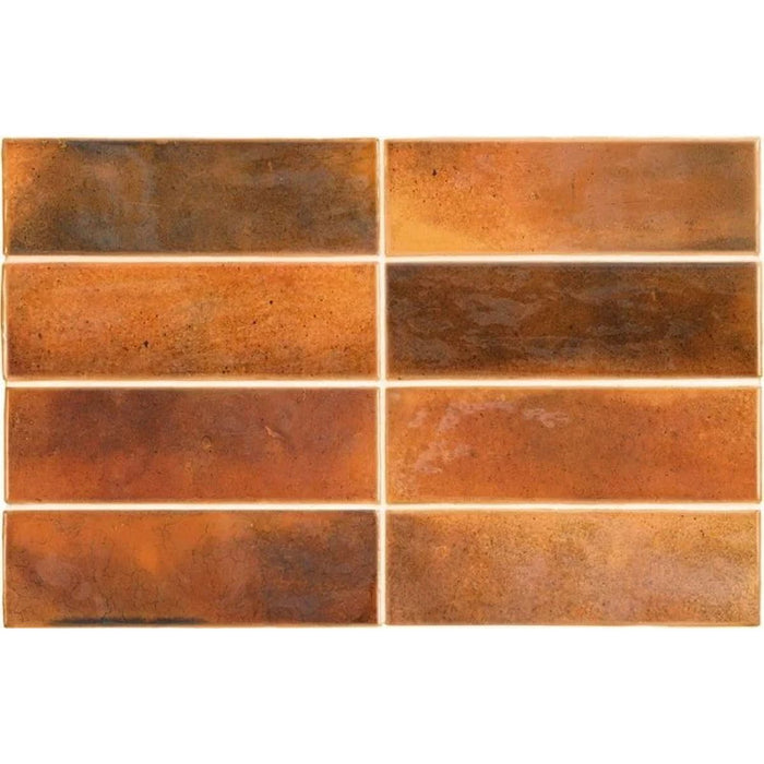 Beijing Brick Amber Moroccan Wall Tiles 5.1cm x 16.1cm