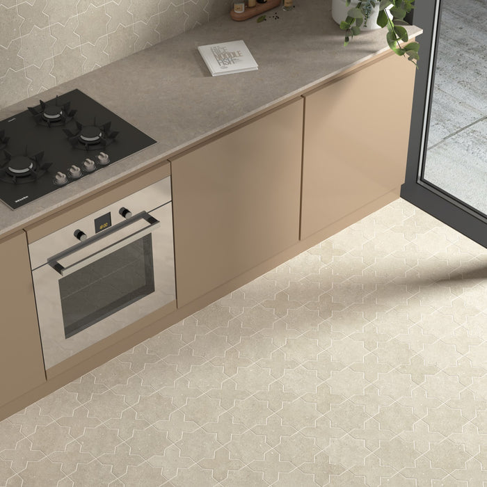 Dohar Sands Star & Cross Wall & Floor Tiles