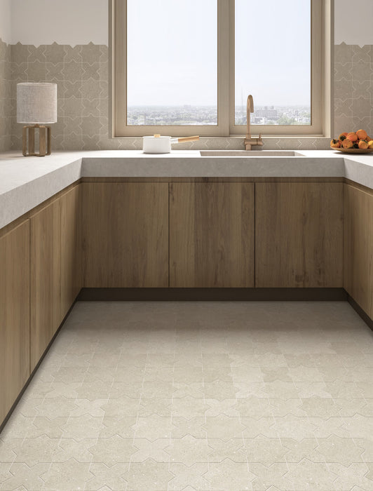 Dohar Sands Star & Cross Wall & Floor Tiles