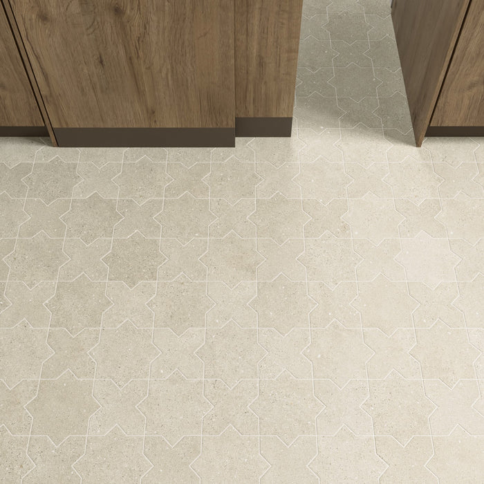 Dohar Sands Star & Cross Wall & Floor Tiles