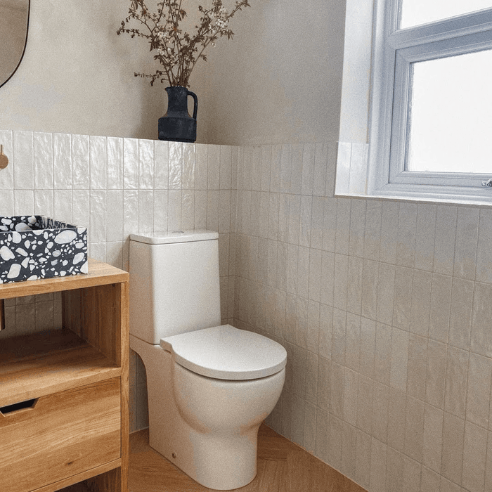 Zellij Brick Oyster Tile | Moroccan Wall Tile | 6.5cm x 20cm