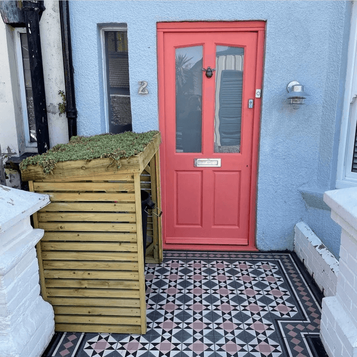 Maison Rose Pink Victorian 20cm x 20cm FULL TILE SAMPLE