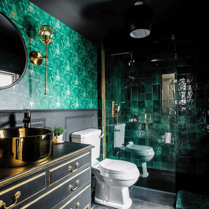 Zellij Square Tile | Gloss Green Moroccan Handmade Tile Style | 13.2cm x 13.2cm FULL TILE SAMPLE