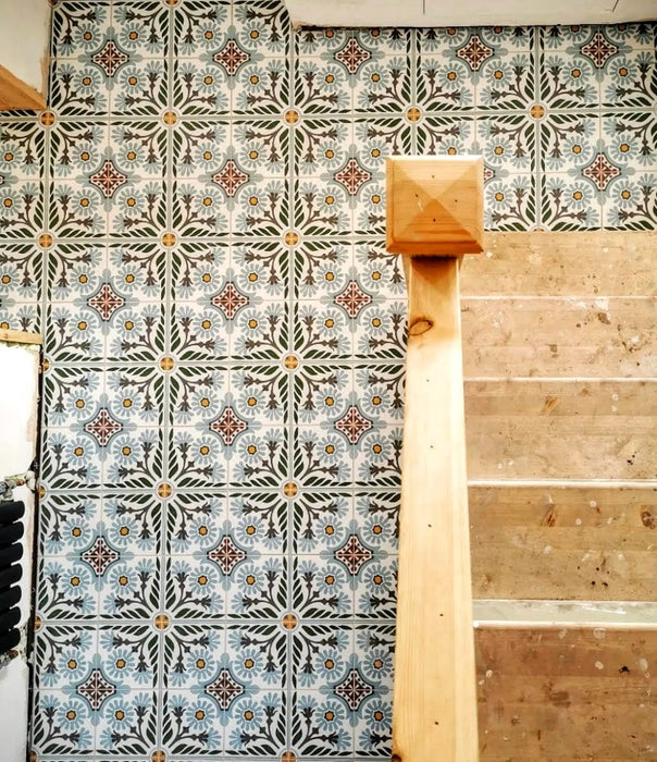 Sakura Olivio Moroccan 20cm x 20cm FULL TILE SAMPLE