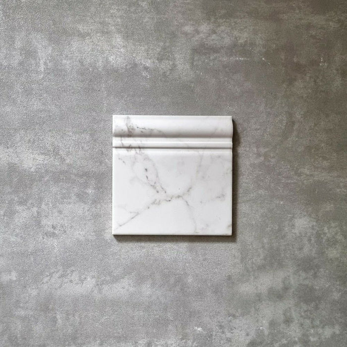 Hampstead Marble Skirting Border Wall Tiles 15cm x 15cm FULL SKIRTING SAMPLE